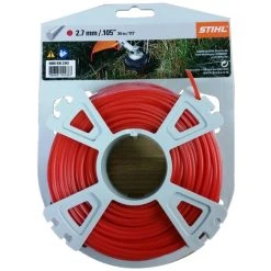 STIHL Premium Round Trimmer Line, Red, .105in Diameter