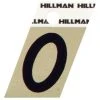 Hillman 1.5" Adhesive Angle-Cut House Number, Black/Gold -Lawn & Garden shop 0 1 1 1