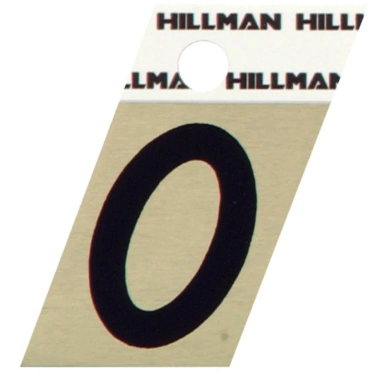 Hillman 1.5" Adhesive Angle-Cut House Number, Black/Gold Hillman 1.5" Adhesive Angle-Cut House Number, Black/Gold -Lawn & Garden shop 0 1 1