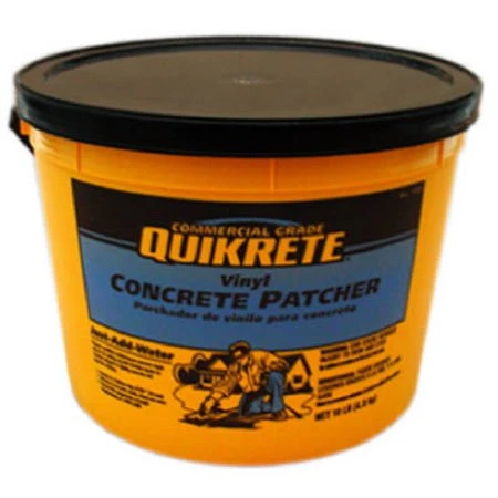 QUIKRETE Vinyl Concrete Patcher, 10lb Tub QUIKRETE Vinyl Concrete Patcher, 10lb Tub -Lawn & Garden shop 1123 11