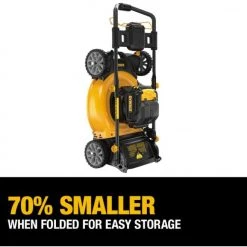 DeWalt 21.5 in. 20-Volt MAX Lithium-Ion Cordless Battery Walk Behind Push Mower -Lawn & Garden shop 13951604 2