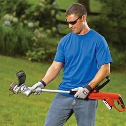 Black & Decker 20V Lithium 12" Cordless Trimmer/Edger -Lawn & Garden shop 13951626 3 1