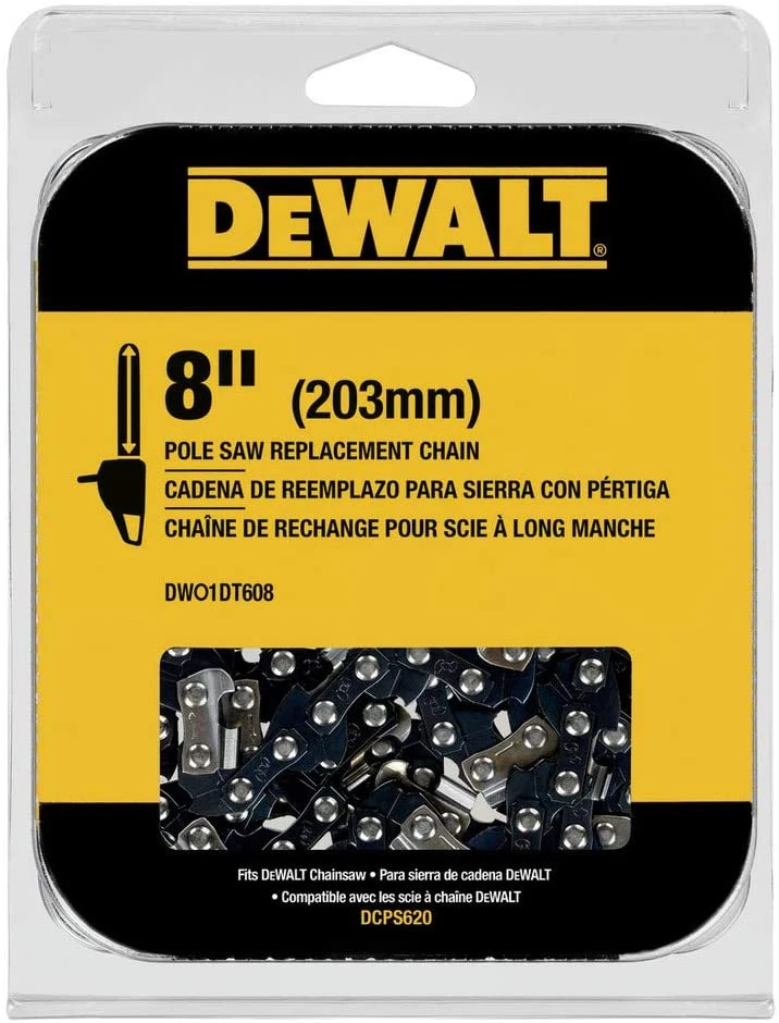 DeWALT 8 in. Pole Saw Replacement Chain | DWO1DDT608 DeWALT 8 in. Pole Saw Replacement Chain | DWO1DDT608 -Lawn & Garden shop 13951662