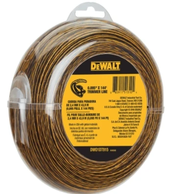 DeWalt 144' Spool 0.095" Trimmer Line DeWalt 144' Spool 0.095" Trimmer Line -Lawn & Garden shop 13951682.1
