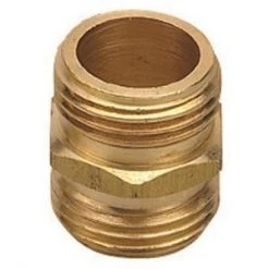 Orbit Irrigation 3/4" Brass Hose-to-Hose Nipple