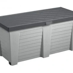 Gracious Living 65.5 Gallon Deck Box-Neutral Grey