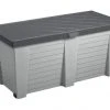 Gracious Living 65.5 Gallon Deck Box-Neutral Grey 1 Gracious Living 65.5 Gallon Deck Box-Neutral Grey -Lawn & Garden shop 16950010 1 1 2