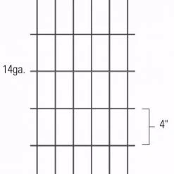 Ok Brand 2"x4" 50' 14 Gauge Utility Fence 60"x50' -Lawn & Garden shop 18880018 2 1