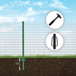 Origin Point Brands Light Duty 6' Fence Posts -Lawn & Garden shop 19000101 3