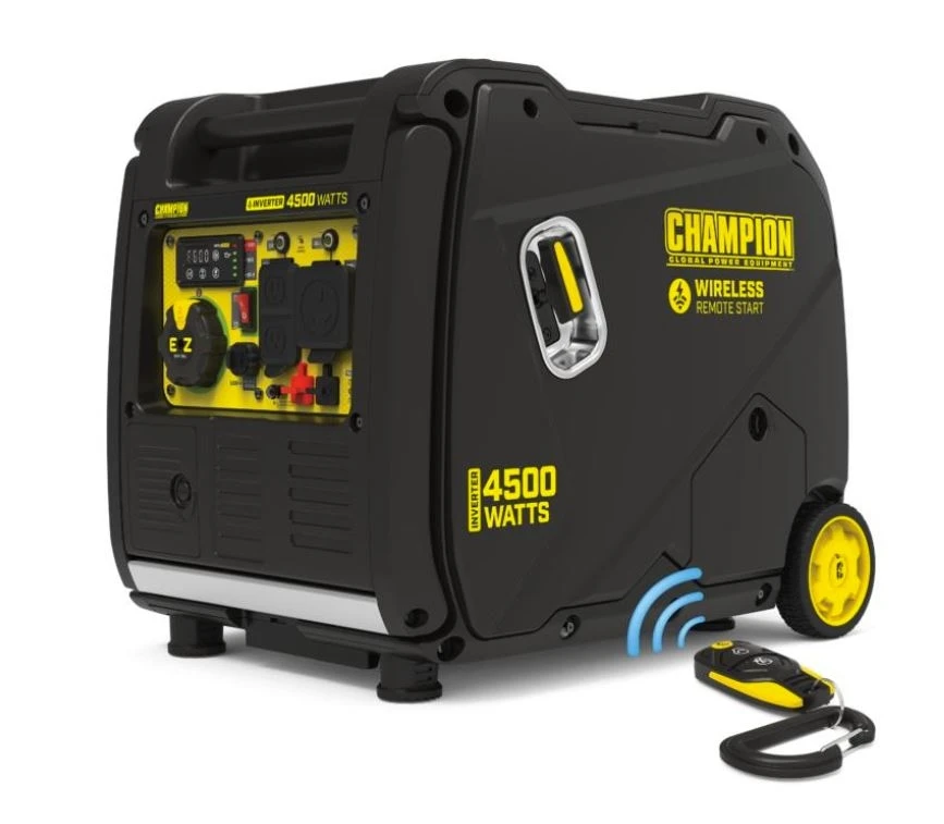 Champion 4500-Watt Wireless Start Inverter Generator Champion 4500-Watt Wireless Start Inverter Generator -Lawn & Garden shop 200990