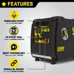 Champion 4500-Watt Wireless Start Inverter Generator -Lawn & Garden shop 200990 2 1