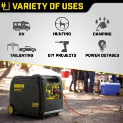 Champion 4500-Watt Wireless Start Inverter Generator 5 Champion 4500-Watt Wireless Start Inverter Generator -Lawn & Garden shop 200990 3