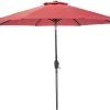 Sunray 9' Red Market Umbrella with Crank -Lawn & Garden shop 201005 9ft market umbrella scarlet 1 1