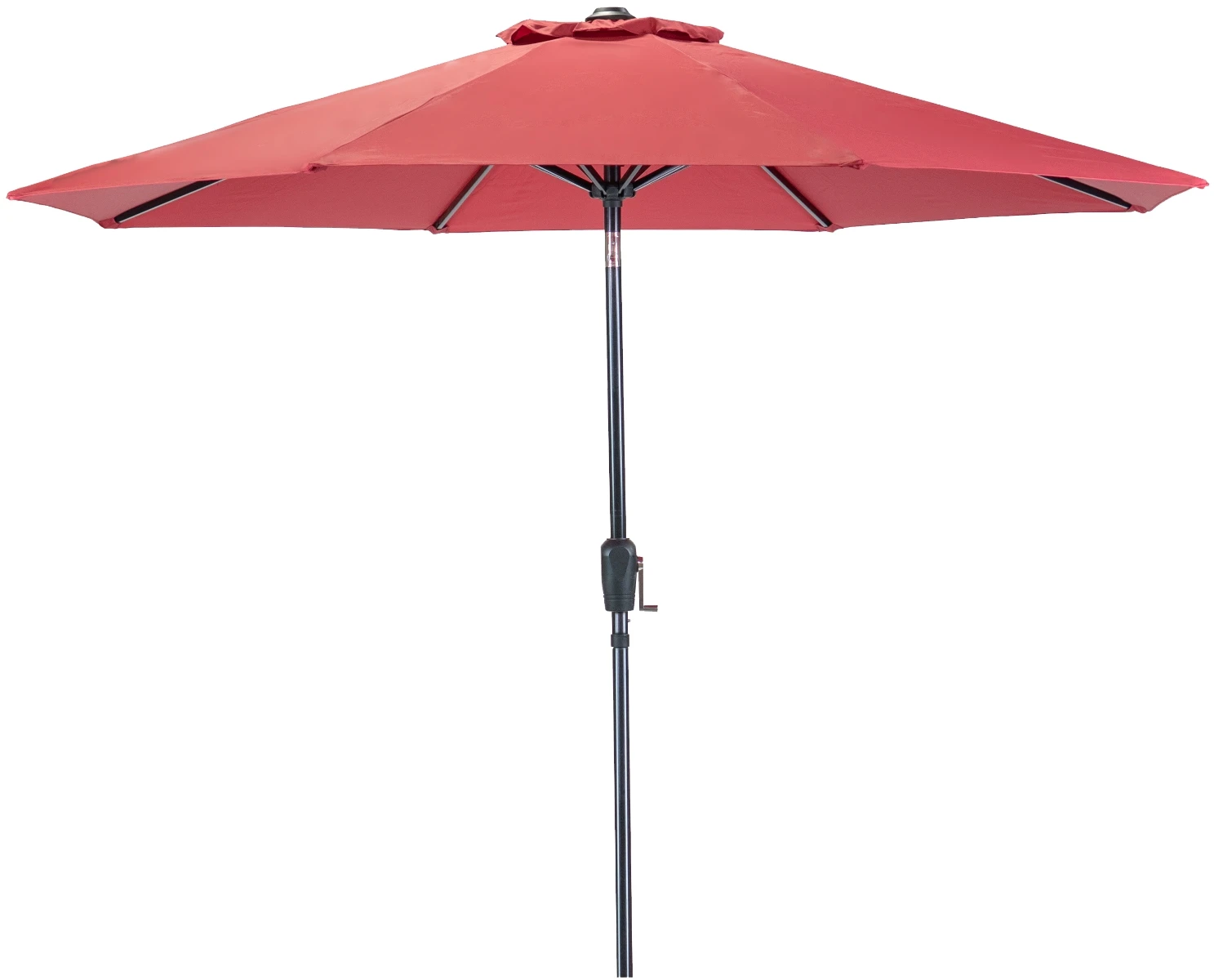 Sunray 9' Red Market Umbrella with Crank Sunray 9' Red Market Umbrella with Crank -Lawn & Garden shop 201005 9ft market umbrella scarlet 1 1