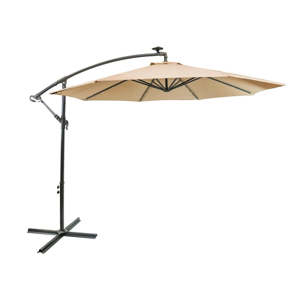 Sunray 10' Offset Umbrella with LED Lights Sunray 10' Offset Umbrella with LED Lights -Lawn & Garden shop 201020 1