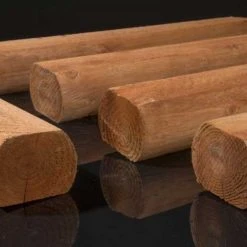 Treated Landscape Timber 3" X 4" x 8' -Lawn & Garden shop 24560005 1