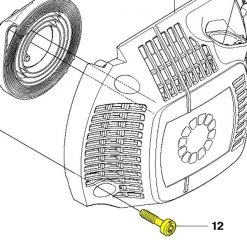 Husqvarna Starter Cover Screw #503217321 -Lawn & Garden shop 26044232 2 1