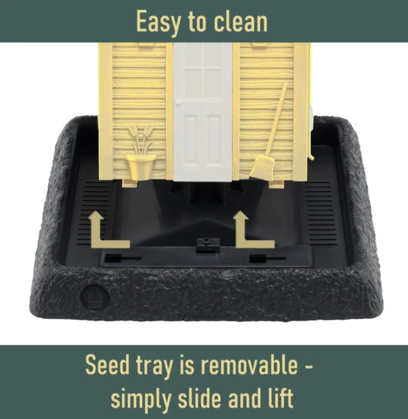 Yellow Cottage Birdfeeder 6 Yellow Cottage Birdfeeder - Image 4