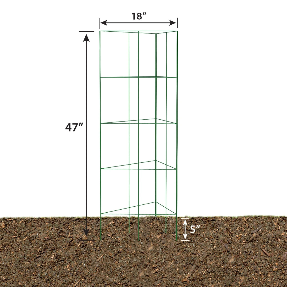 Origin Point Garden Craft GroTall 47" x 18" Tomato Trellis Origin Point Garden Craft GroTall 47" x 18" Tomato Trellis -Lawn & Garden shop 26450032 4