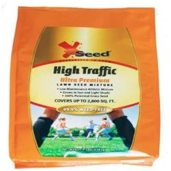 X-Seed Ultra Premium High Traffic Lawn Seed Mixture, 7-Pound