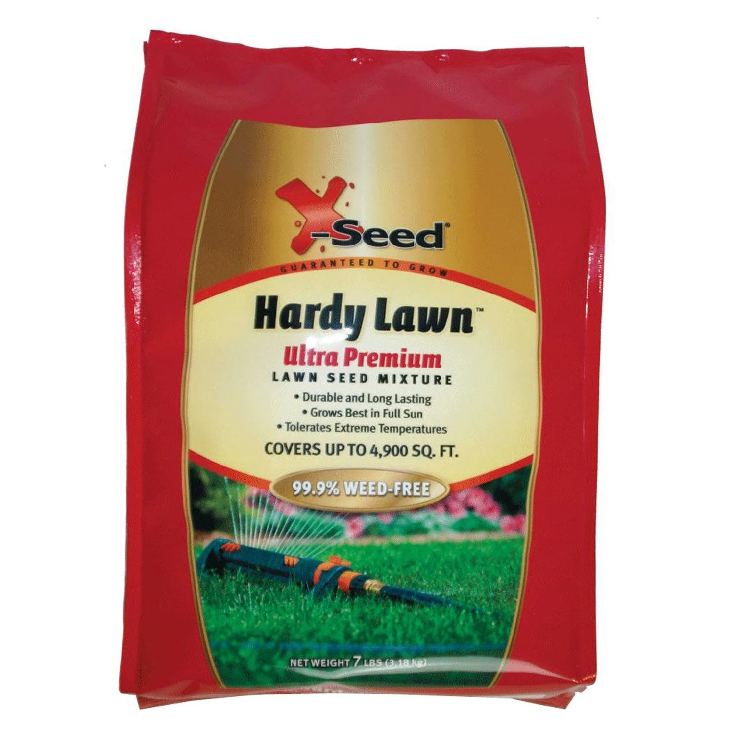 X-Seed 7lb Hardy Lawn Ultra Premium Grass Seed Mix 3 X-Seed 7lb Hardy Lawn Ultra Premium Grass Seed Mix
