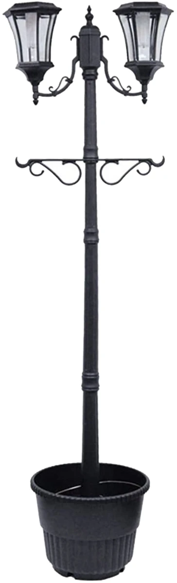 Sun-Ray Solar Lamp Post/Planter, 7' Sun-Ray Solar Lamp Post/Planter, 7' -Lawn & Garden shop 302003 martens lamp post planter