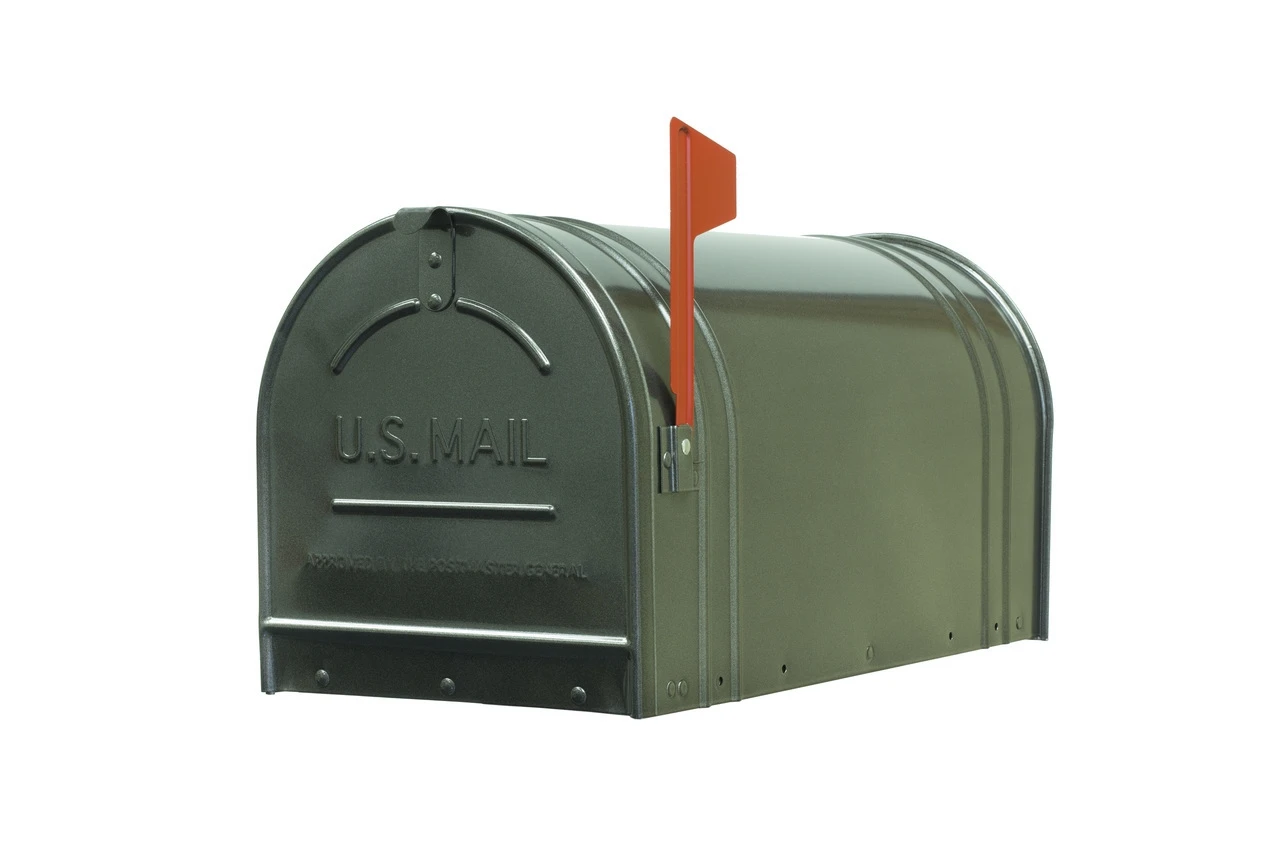 Fulton Extra Large Post Rural Mailbox - Gun Metal Silver Fulton Extra Large Post Rural Mailbox - Gun Metal Silver -Lawn & Garden shop 3040003 1 1