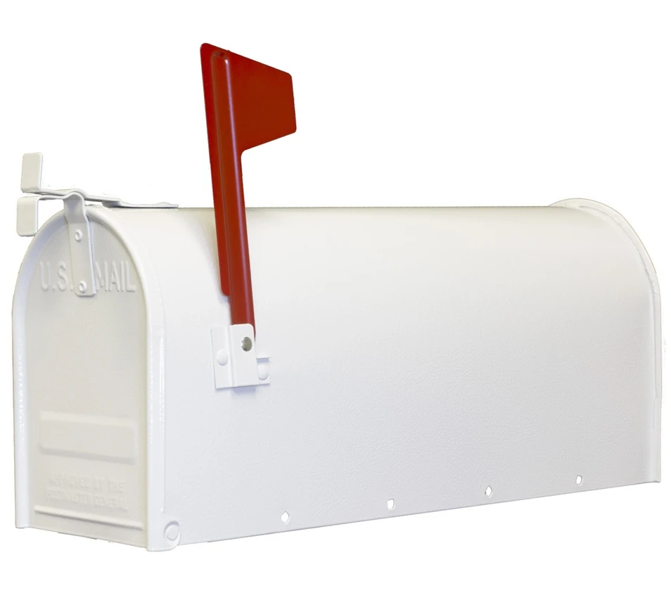 Fulton Standard Post Rural Mailbox - White Fulton Standard Post Rural Mailbox - White -Lawn & Garden shop 3040010 1 1