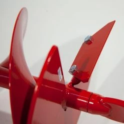 Earthquake 8" Fish Tail Replacement Earth Auger - Red -Lawn & Garden shop 3140015 2 1