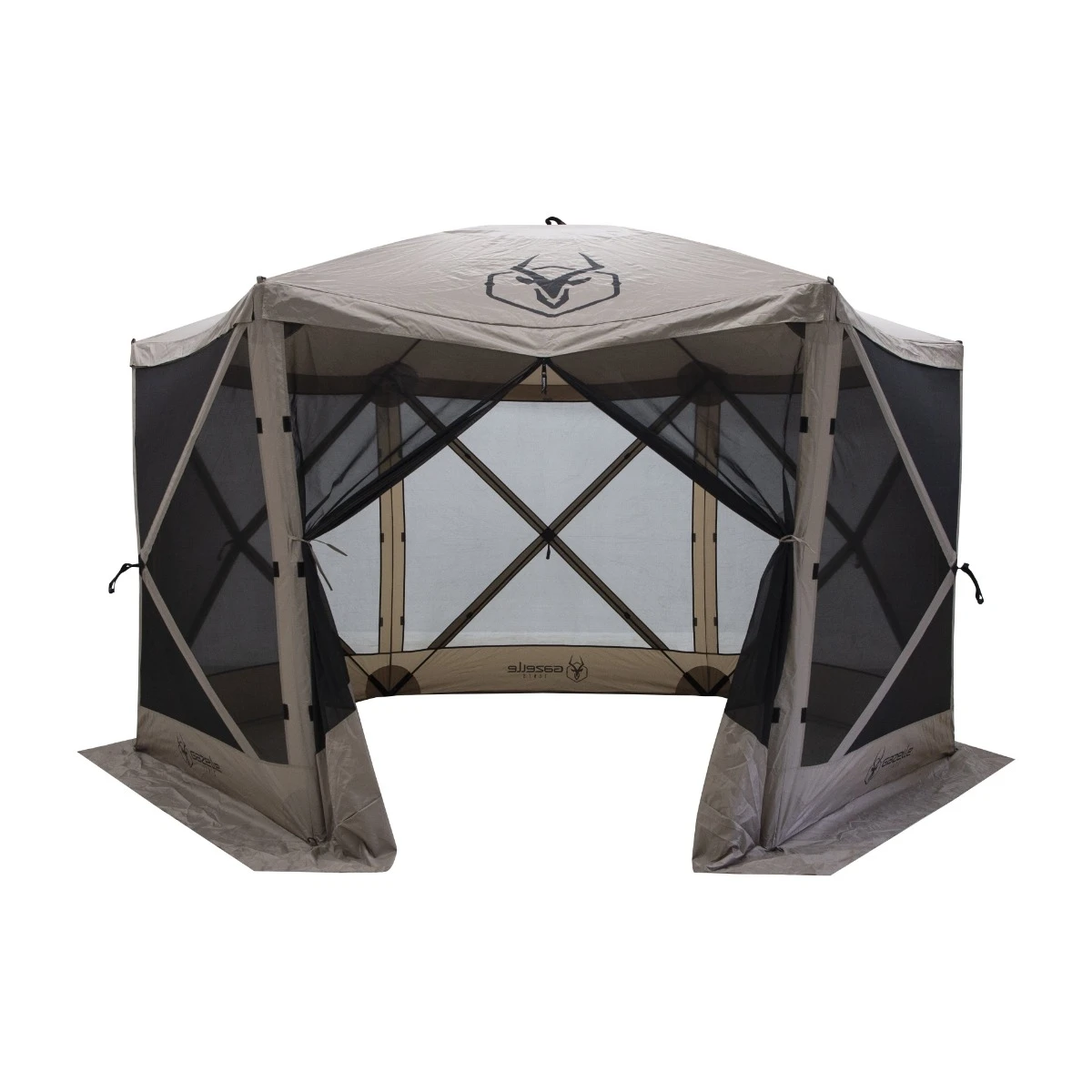 Gazelle G6 6-Sided Portable Gazebo, Desert Sand Gazelle G6 6-Sided Portable Gazebo, Desert Sand -Lawn & Garden shop 3145045 1