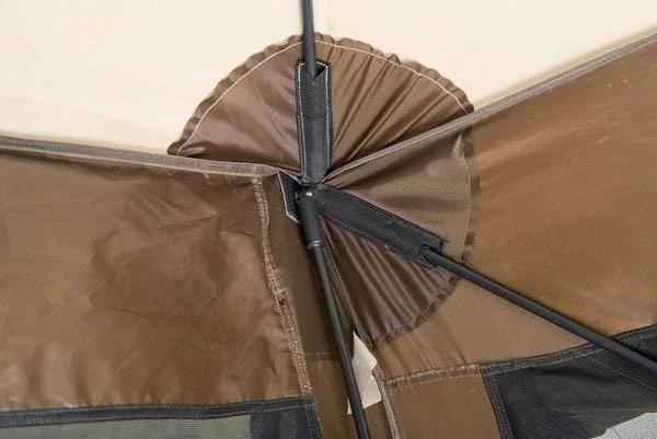 Clam Brown/Tan Quick Set Pavilion Screen Tent Clam Brown/Tan Quick Set Pavilion Screen Tent -Lawn & Garden shop 3200145 3 1