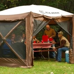 Clam Brown/Tan Quick Set Pavilion Screen Tent 7 Clam Brown/Tan Quick Set Pavilion Screen Tent -Lawn & Garden shop 3200145 6