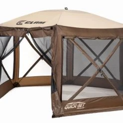 Clam Brown/Tan Quick Set Pavilion Screen Tent -Lawn & Garden shop 3200145 7 2