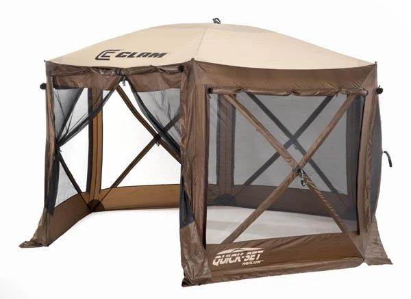 Clam Brown/Tan Quick Set Pavilion Screen Tent Clam Brown/Tan Quick Set Pavilion Screen Tent -Lawn & Garden shop 3200145 7