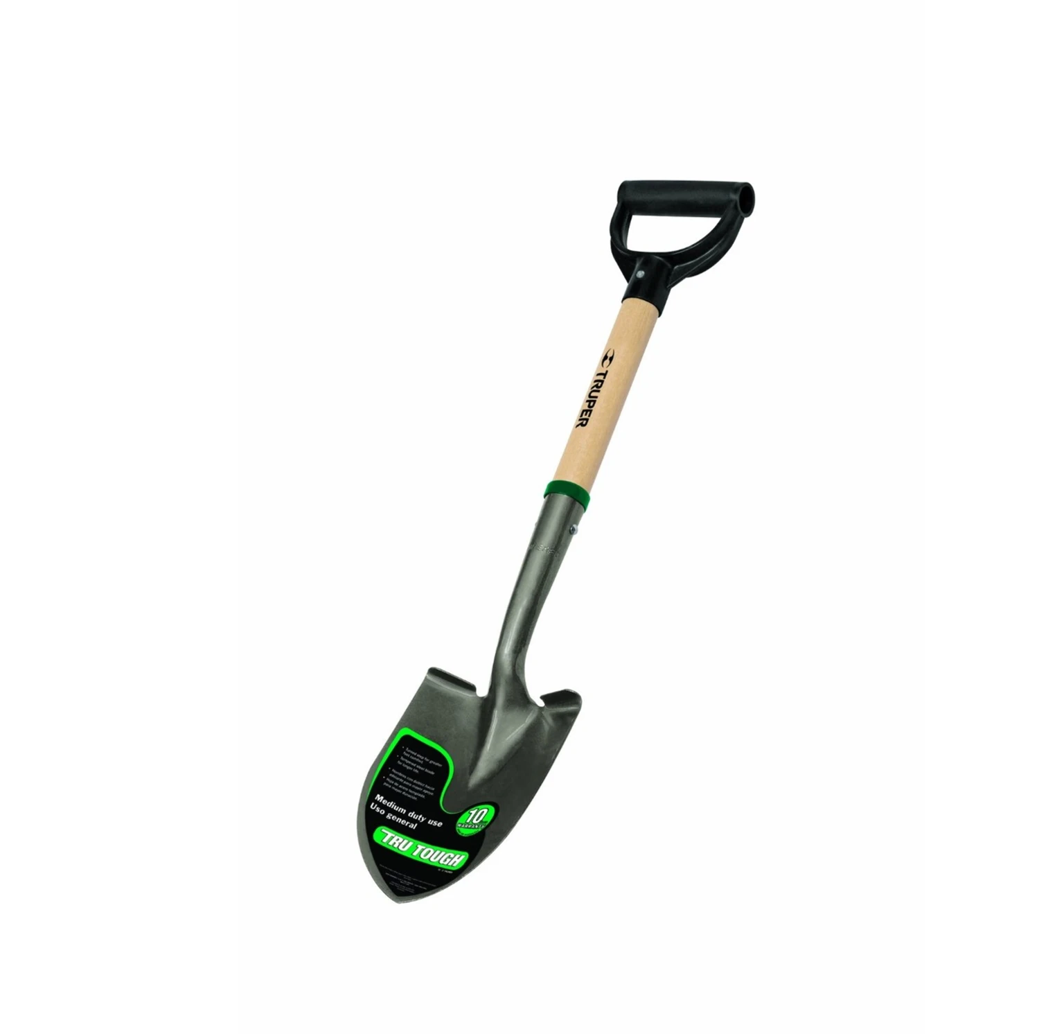Truper Tru Tough 19" Short D-Handle Round Point Shovel Truper Tru Tough 19" Short D-Handle Round Point Shovel -Lawn & Garden shop 37700086 1
