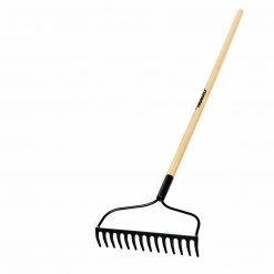 Truper Tru Built 48" Welded Bow Rake w/ Wood Handle