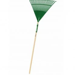 Truper Tru Tough 22" Plastic Leaf Rake w/ 48" Handle