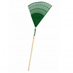 Truper Tru Tough 22" Plastic Leaf Rake w/ 48" Handle