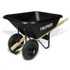 Truper Tools 33611 / TP-8-8 ft3 Poly Tray Wheelbarrow, Block Tires -Lawn & Garden shop 37701356 1