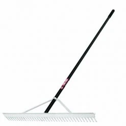 Truper Tru Pro 36" Aluminum Landscape Rake w/ 66" Aluminum Handle