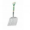 Truper Tru Tough 10-Tine Manure/Bedding Fork w/ 30" Handle -Lawn & Garden shop 37701411 1