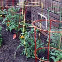 Glamos 42″ Colorful Heavy Duty Round Plant Supports 4 Glamos 42″ Colorful Heavy Duty Round Plant Supports -Lawn & Garden shop 41770182