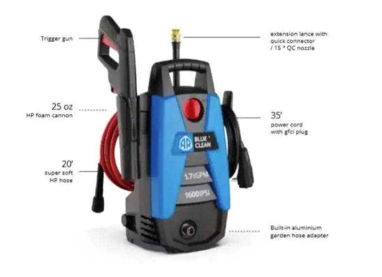 AR Blue Clean 1600 PSI Electric Pressure Washer AR Blue Clean 1600 PSI Electric Pressure Washer -Lawn & Garden shop 42560089 3