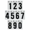 Hillman 2" Black/Silver Reflective Number Mailbox Stickers