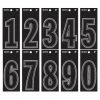 Hillman 3" Black Vinyl Number Mailbox Stickers -Lawn & Garden shop 47811757 1