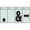 Hillman 3" Black/Silver Reflective Punctuation Mailbox Stickers 2 Hillman 3" Black/Silver Reflective Punctuation Mailbox Stickers -Lawn & Garden shop 47812112 1 1