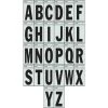 Hillman 3" Black/Silver Reflective Letter Mailbox Stickers
