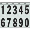 Hillman 3" Black/Silver Reflective Number Mailbox Stickers