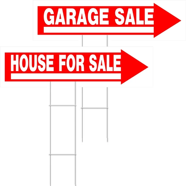 Hillman 6X24 Corrugated Plastic Sign w/H-Wire Mounting Bracket Hillman 6X24 Corrugated Plastic Sign w/H-Wire Mounting Bracket -Lawn & Garden shop 47812659 1 1
