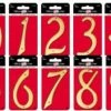 Hillman 4" Traditional Solid Brass House Numbers -Lawn & Garden shop 47813111 1